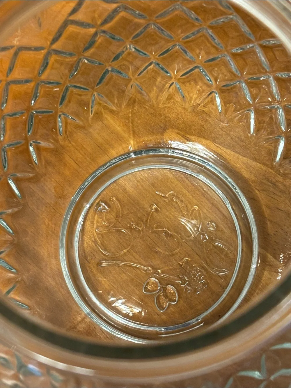 Home Interiors Round Glass Vase